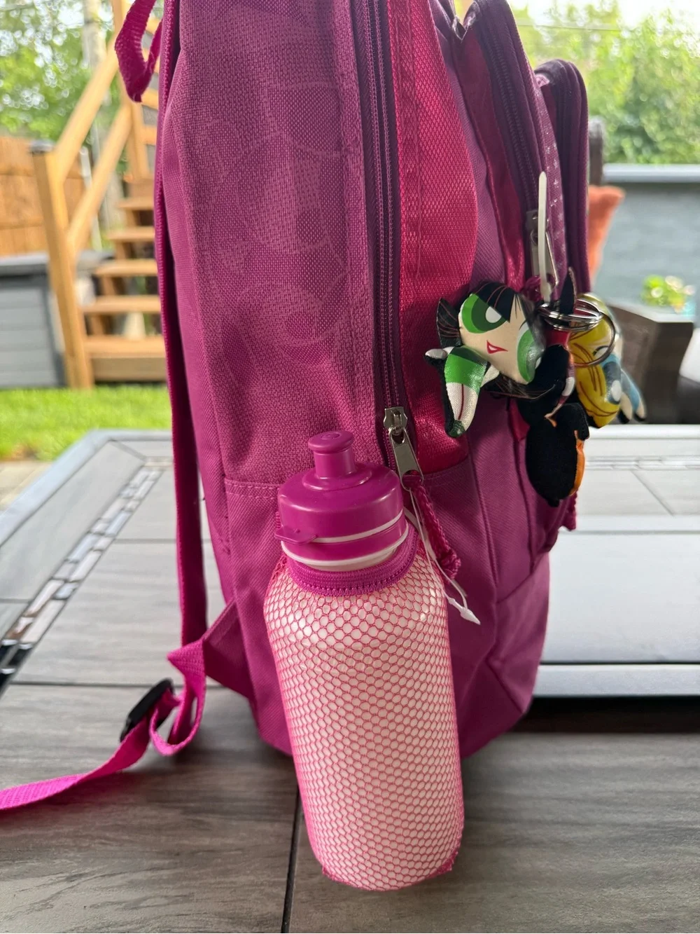 Polyester backpack, Powerpuff Girls 'All Star' mini backpack